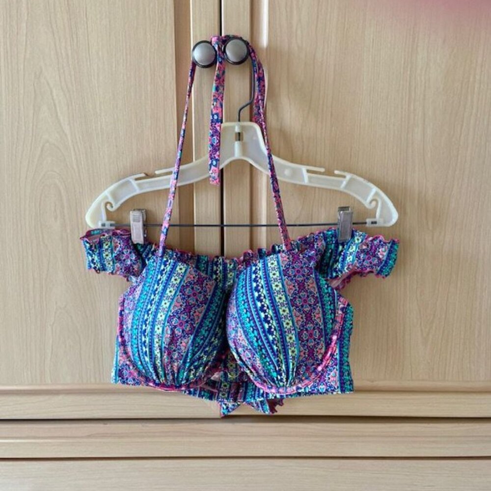2 piece multi bathing suit
